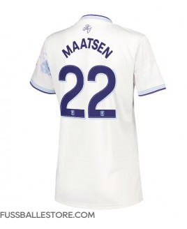 Günstige Aston Villa Ian Maatsen #22 3rd trikot Damen 2025-26 Kurzarm
